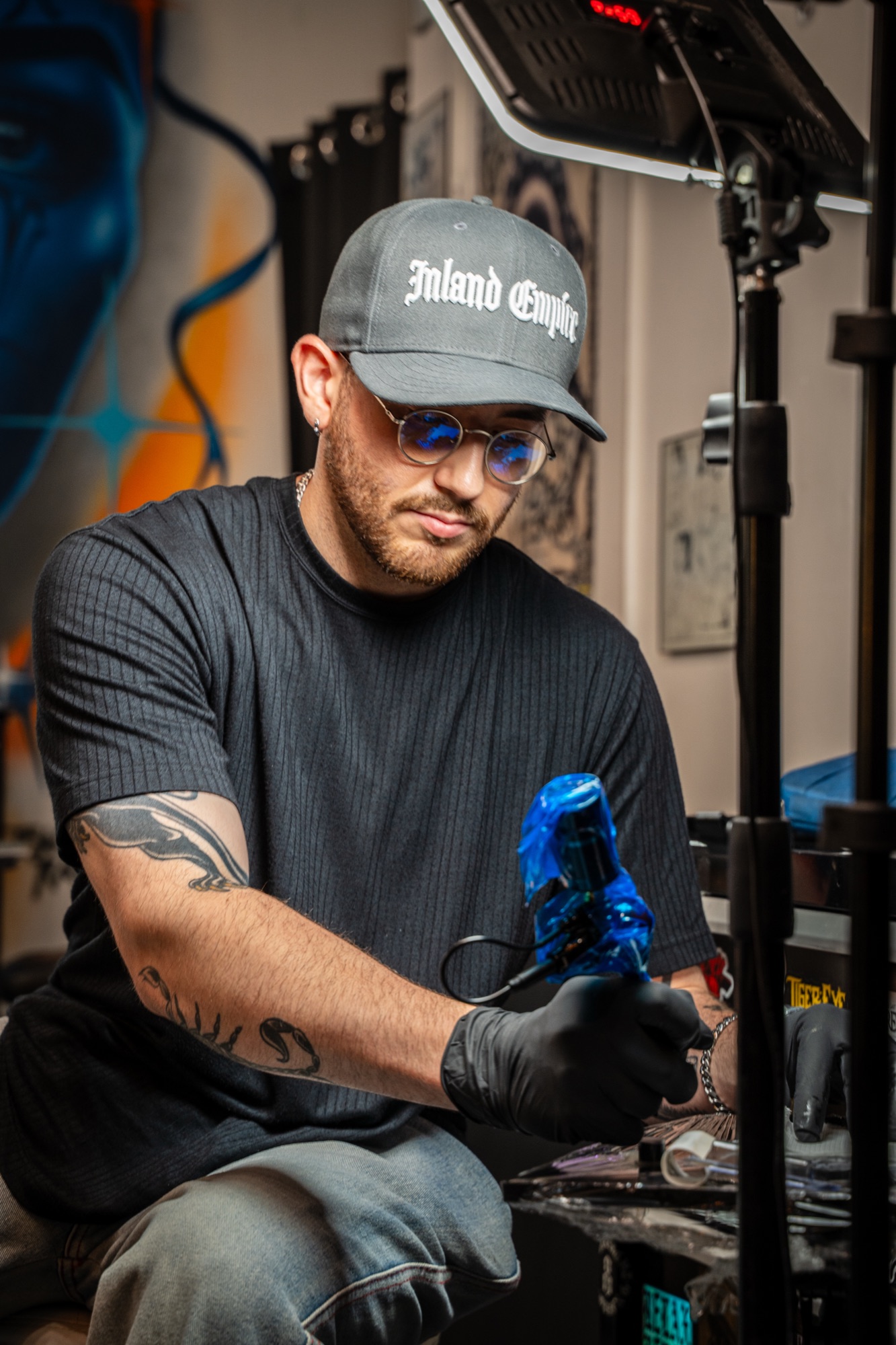 Will, founder and sole artist at COLDBLOOD Tattoo Studio
